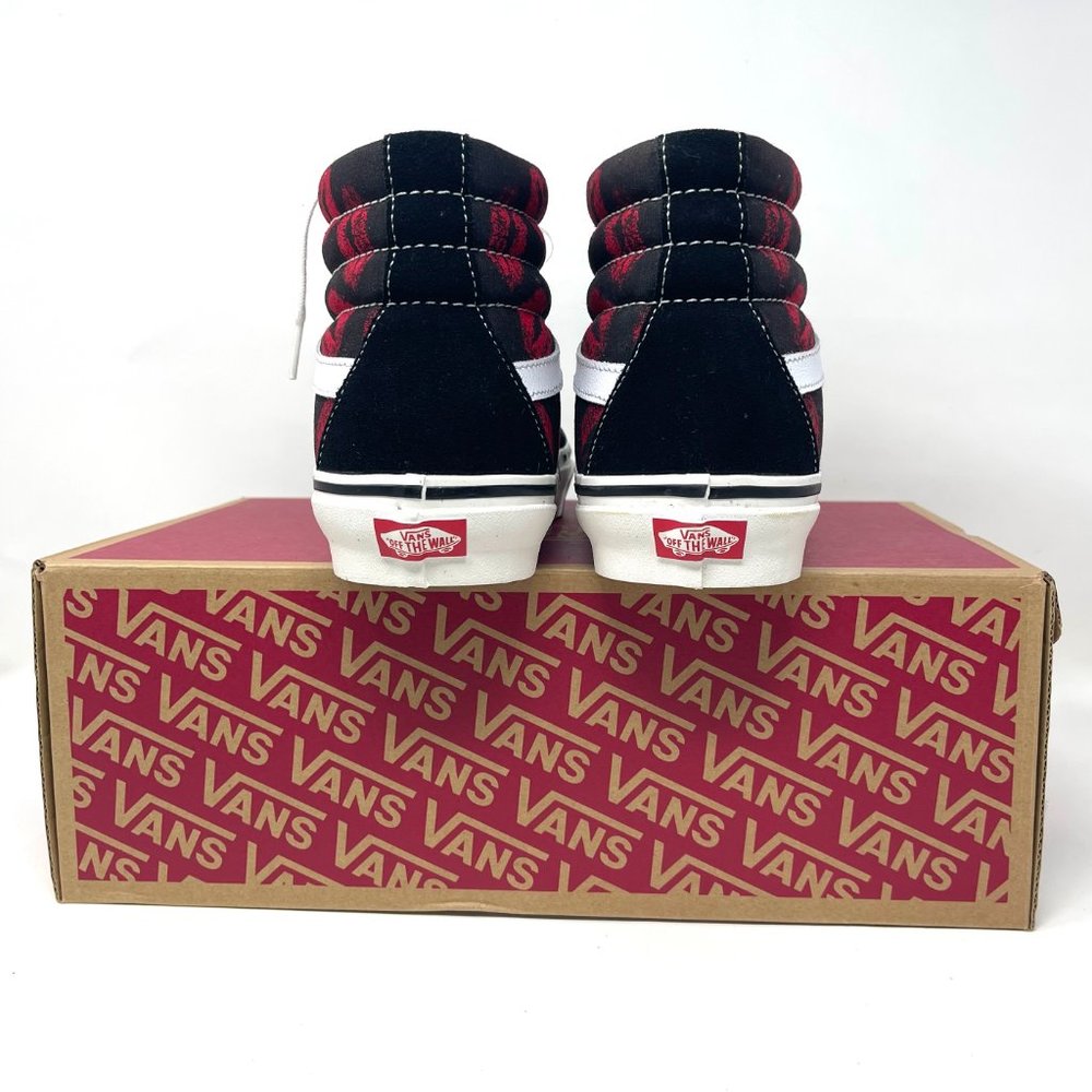 Vans Sk8 Hi 38 Dx Choes Men's Size Skate Red High Top Canvas Suede VN0A38GF45T - Picture 4 of 11